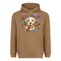 Toasted Coconut stay golden Heavyweight Hoodie - MaliasSmallBusiness