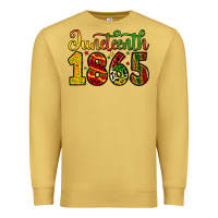 Antique Gold juneteenth 1865 Premium Sweatshirt - Zillion Design Studio