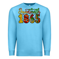 Ocean Blue juneteenth 1865 Premium Sweatshirt - Zillion Design Studio