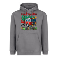 Storm sound the alarm its christmas fire truck Heavyweight Hoodie - MaliasSmallBusiness