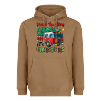 Toasted Coconut sound the alarm its christmas fire truck Heavyweight Hoodie - MaliasSmallBusiness