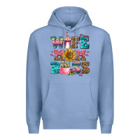 Colony Blue wife mom boss Premium Hoodie - AdoDesignShop