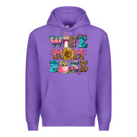 Purple wife mom boss Premium Hoodie - AdoDesignShop