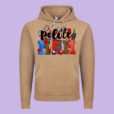 Police Mom Vintage Hoodie Designed By Adodesignshop