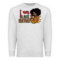 Oatmeal Heather i am black history Premium Sweatshirt - Zillion Design Studio