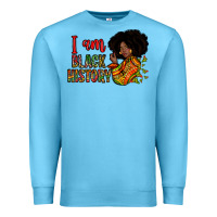 Ocean Blue i am black history Premium Sweatshirt - Zillion Design Studio