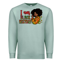 Seafoam i am black history Premium Sweatshirt - Zillion Design Studio