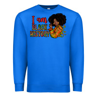 True Royal i am black history Premium Sweatshirt - Zillion Design Studio
