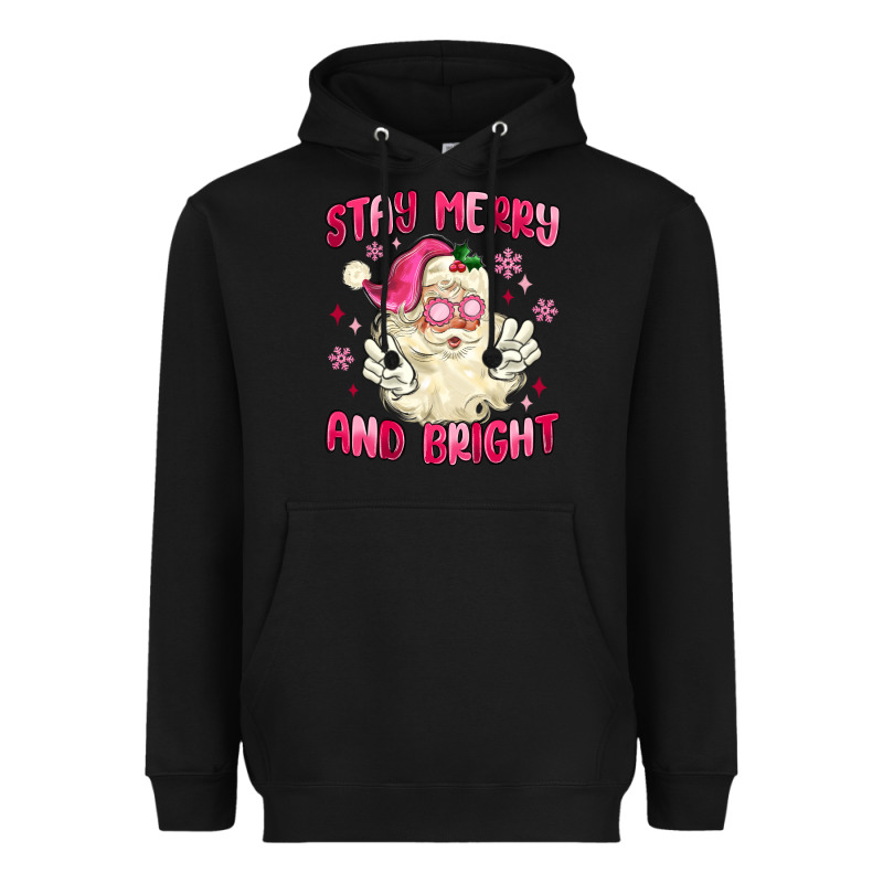 Stay Merry And Bright Heavyweight Hoodie by MaliasSmallBusiness | Teevron