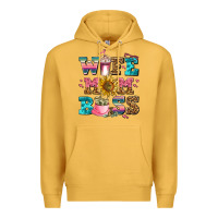 Mustard wife mom boss Premium Hoodie - AdoDesignShop