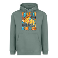 Sage take it easy keep it cheesy Heavyweight Hoodie - MaliasSmallBusiness
