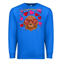 True Royal valentine's day toy poodle Premium Sweatshirt - RanaPortraitStore