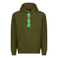 Army Green autumn squirrel pen wraps Premium Hoodie - BundleAndBundleShop