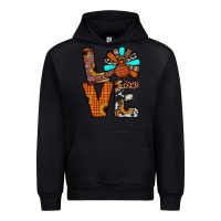 Foreset Green turkey love Urban Hoodie - JahusDesignShop