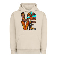 Pigment French Oak turkey love Urban Hoodie - JahusDesignShop