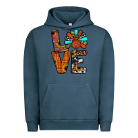 Pigment Midnight Navy turkey love Urban Hoodie - JahusDesignShop