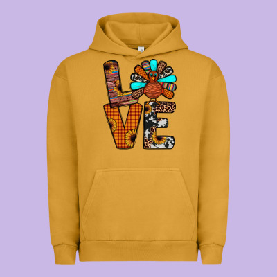 Turkey Love Urban Hoodie Designed By Jahusdesignshop