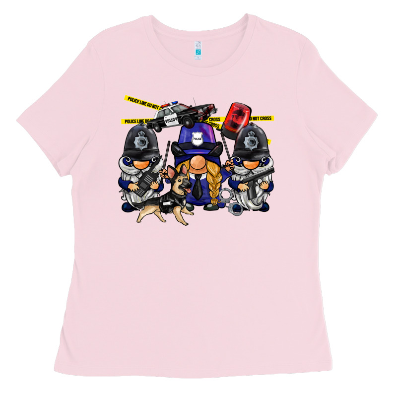 Police Gnome Ladies Tee by BarkalooDesign | Teevron