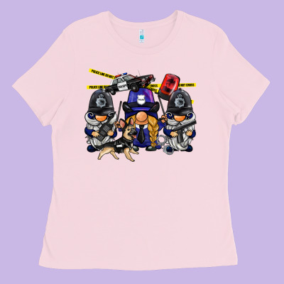Police Gnome Ladies Tee Designed By Barkaloodesign