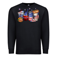 Black 4th of july coffee cups Premium Sweatshirt - texasbilliewilder