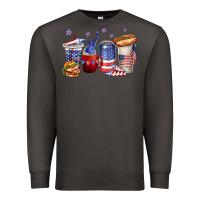 Smoke 4th of july coffee cups Premium Sweatshirt - texasbilliewilder