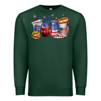 Sports Green 4th of july coffee cups Premium Sweatshirt - texasbilliewilder