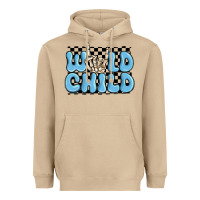 Mushroom wild child blue skeleton Heavyweight Hoodie - MaliasSmallBusiness