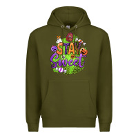 Army Green stay sweet halloween Premium Hoodie - BundleAndBundleShop