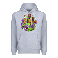 Heather Grey stay sweet halloween Premium Hoodie - BundleAndBundleShop