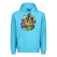 Ocean Blue stay sweet halloween Premium Hoodie - BundleAndBundleShop
