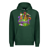 Sports Green stay sweet halloween Premium Hoodie - BundleAndBundleShop