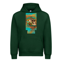 Forest Green dead tired fueled by coffee 12 oz can cooler  (slim) Urban Hoodie - Artiststas