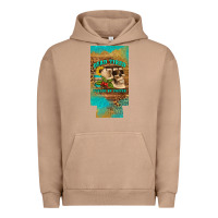 Pigment Burro dead tired fueled by coffee 12 oz can cooler  (slim) Urban Hoodie - Artiststas