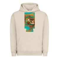 Pigment French Oak dead tired fueled by coffee 12 oz can cooler  (slim) Urban Hoodie - Artiststas