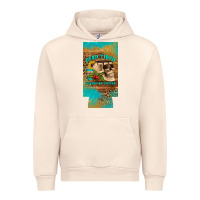 Sandshell dead tired fueled by coffee 12 oz can cooler  (slim) Urban Hoodie - Artiststas