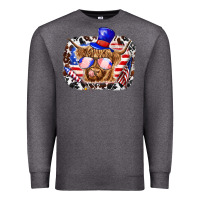 4th Of July Cow Premium Sweatshirt | Teevron