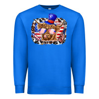 True Royal 4th of july cow Premium Sweatshirt - texasbilliewilder