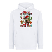 White giddy up jingle horse pick up your feet Heavyweight Hoodie - MaliasSmallBusiness