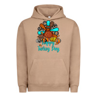 Pigment Burro happy turkey day Urban Hoodie - JahusDesignShop