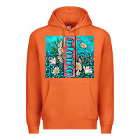Carrot turquoise leopard mama Premium Hoodie - AdoDesignShop