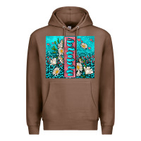 Chestnut turquoise leopard mama Premium Hoodie - AdoDesignShop