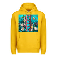Lemon turquoise leopard mama Premium Hoodie - AdoDesignShop