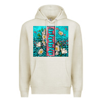 Oatmeal Heather turquoise leopard mama Premium Hoodie - AdoDesignShop