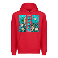 Red turquoise leopard mama Premium Hoodie - AdoDesignShop
