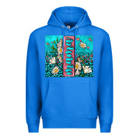 True Royal turquoise leopard mama Premium Hoodie - AdoDesignShop