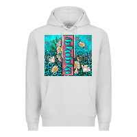 Dove Grey turquoise leopard mama Premium Hoodie - AdoDesignShop