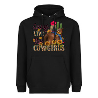 Black long live the cowgirls Heavyweight Hoodie - MaliasSmallBusiness