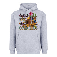 Heather Grey long live the cowgirls Heavyweight Hoodie - MaliasSmallBusiness