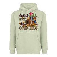 Matcha long live the cowgirls Heavyweight Hoodie - MaliasSmallBusiness