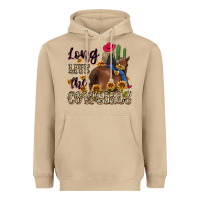 Mushroom long live the cowgirls Heavyweight Hoodie - MaliasSmallBusiness